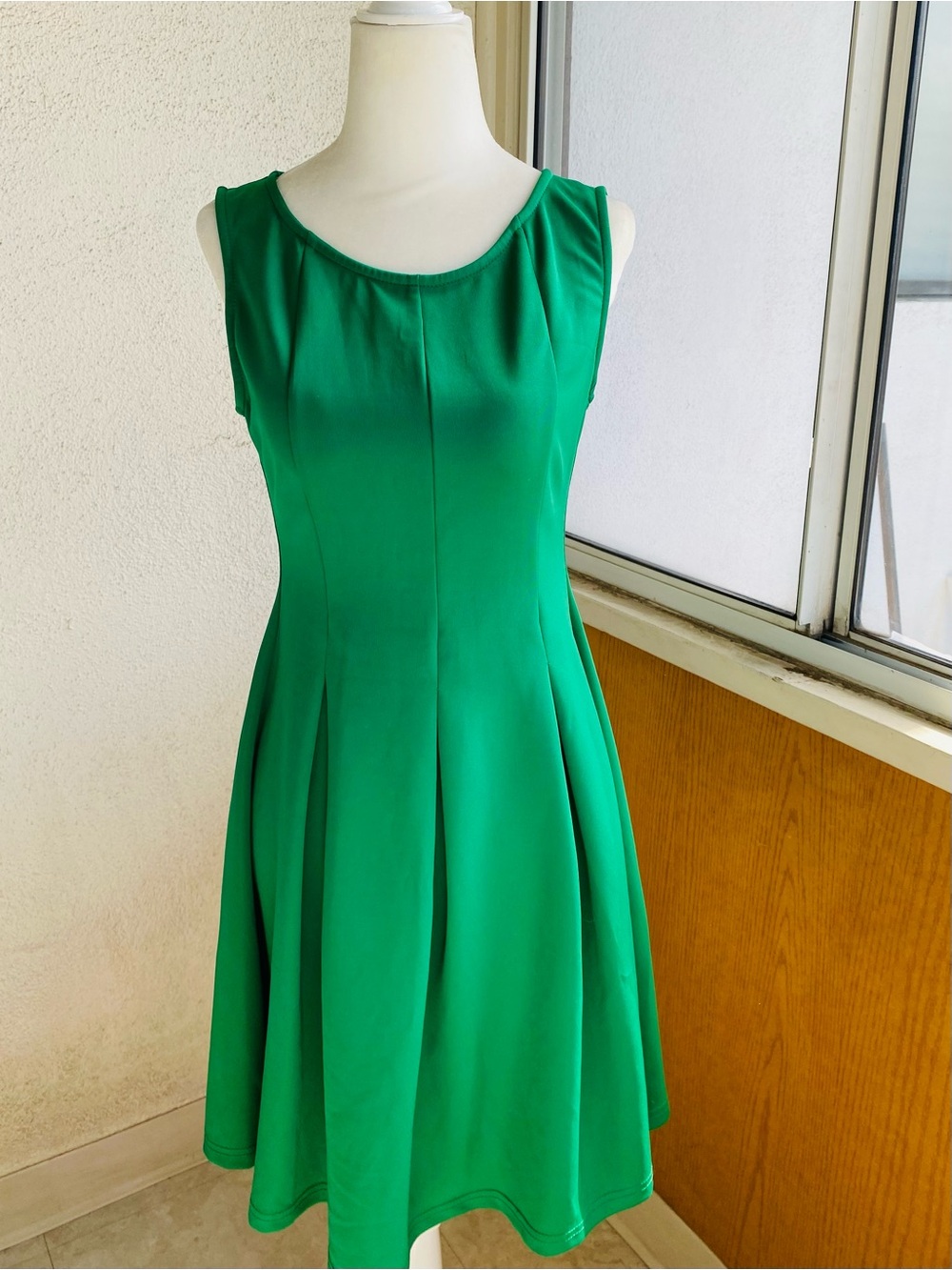 Altar’d State Green Sleeveless Fit and Flare Dress Size S